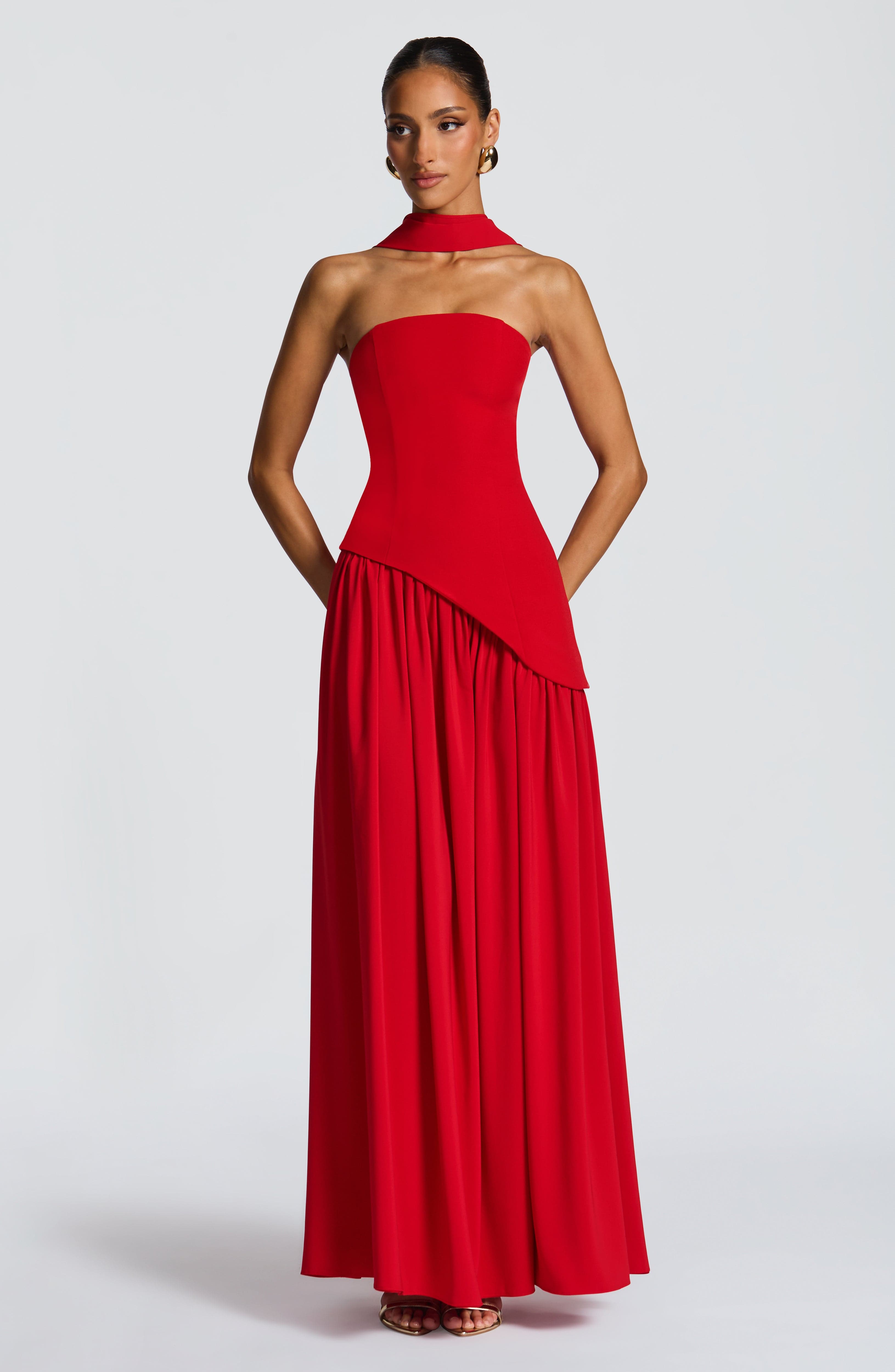 Red Maxi Dress - Maliyah Maxi Dress
