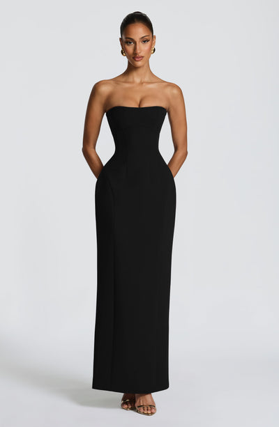 Babyboo Manon Maxi Dress in Black Size S