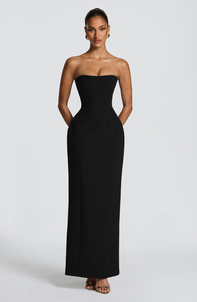 black top maxi dress Manon Maxi Dress