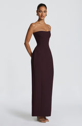 Manon Maxi Dress - Plum Dress Babyboo Fashion Premium Exclusive Design