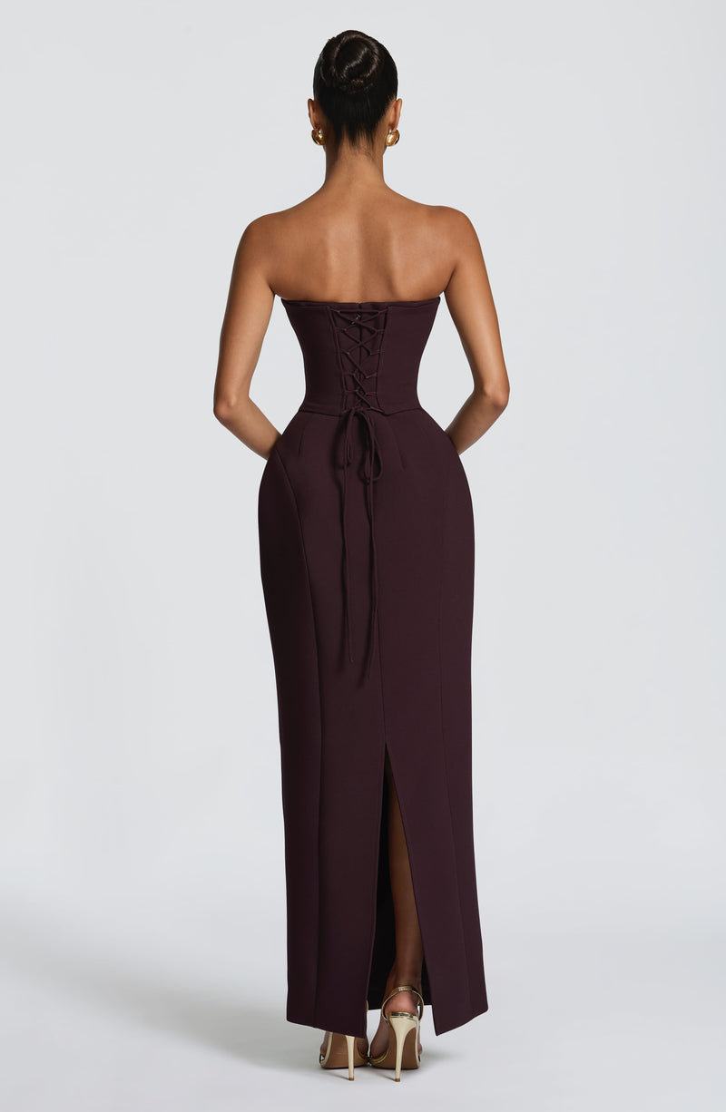 knee length dresses for ladies Buy Manon Maxi Dress - Plum