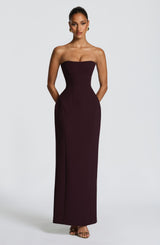 Manon Maxi Dress - Plum Dress XS Babyboo Fashion Premium Exclusive Design