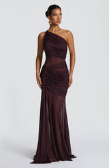 Marianne Maxi Dress - Plum Dress Babyboo Fashion Premium Exclusive Design
