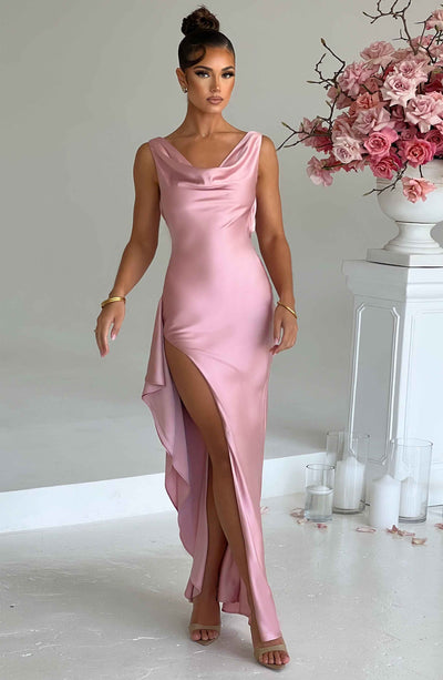Marilyn Maxi Dress - Blush Dress Babyboo Fashion Premium Exclusive Design