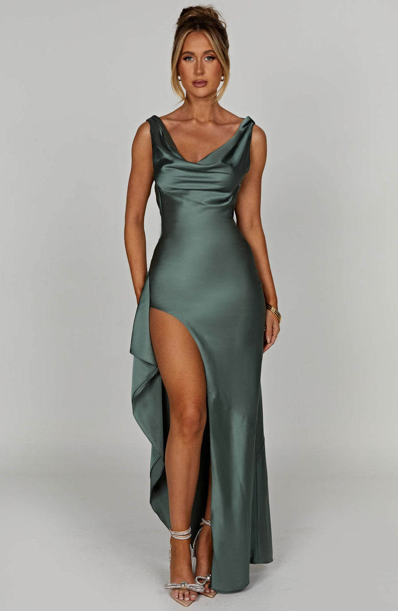 Marilyn Maxi Dress - Sage Dress XS Babyboo Fashion Premium Exclusive Design