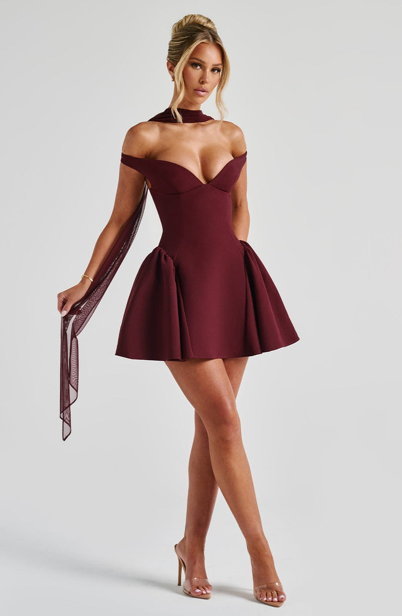 marla mini dress cherry lacquer Marla Mini Dress