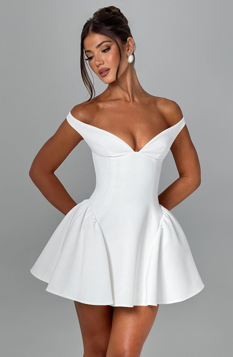 Marla Mini Dress - Ivory Marla Mini Dress - Ivory