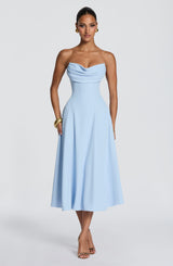 Marlowe Midi Dress - Glacier Blue Dress Babyboo Fashion Premium Exclusive Design