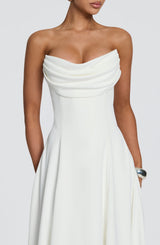 Marlowe Midi Dress - Ivory Dress Babyboo Fashion Premium Exclusive Design