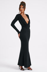 Martina Maxi Dress - Black Dress Babyboo Fashion Premium Exclusive Design