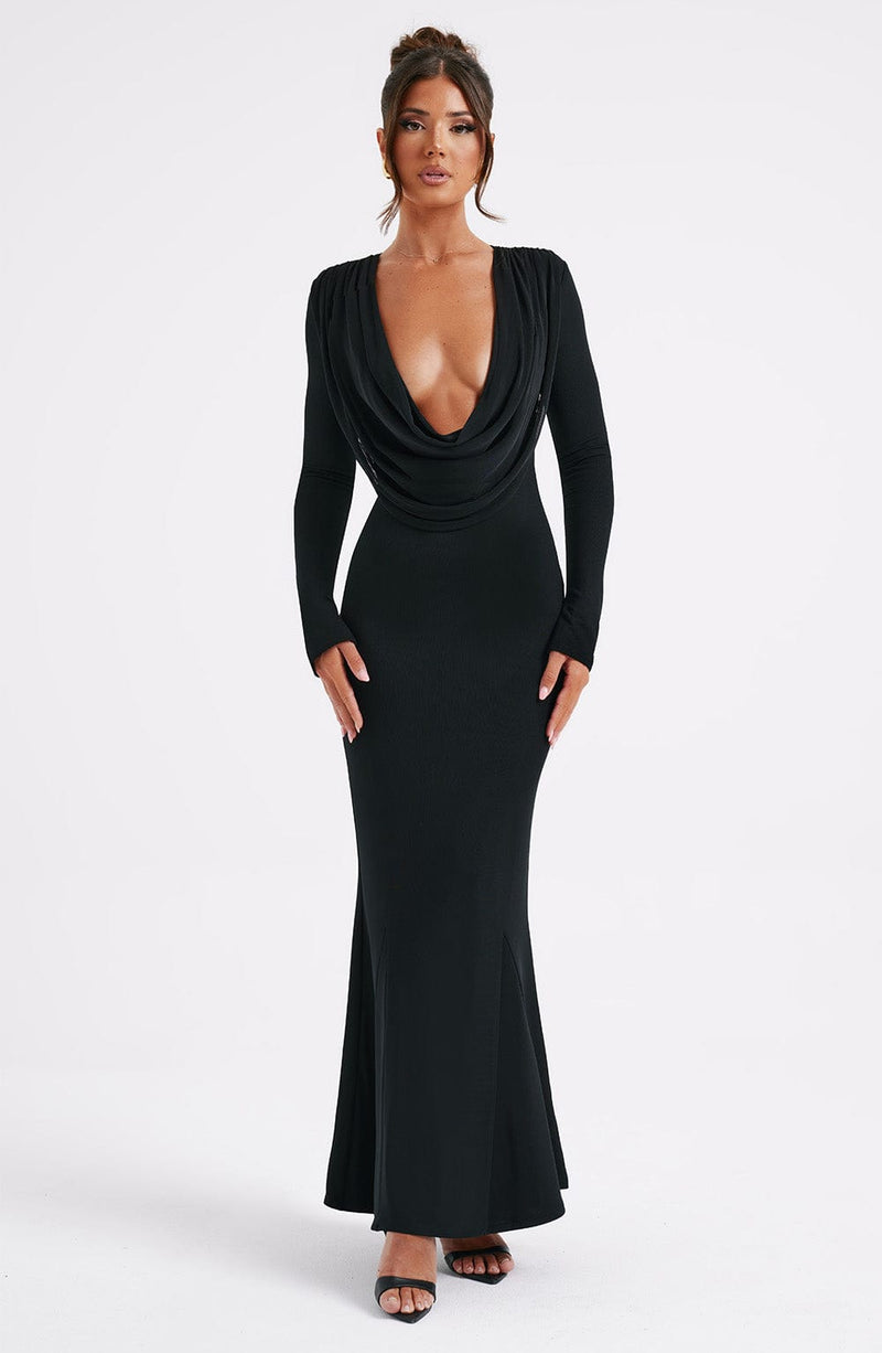 Martina Maxi Dress - Black Dress XS Babyboo Fashion Premium Exclusive Design