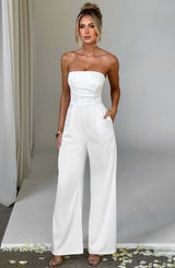 Martinez Jumpsuit - Ivory Jumpsuit XS Babyboo Fashion Premium Exclusive Design