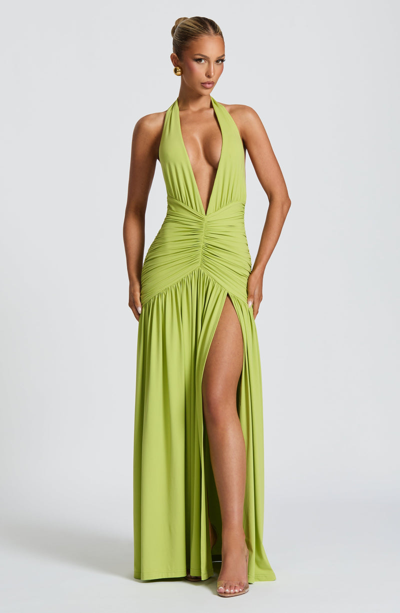 Green Maxi Dress - Melania Maxi Dress in Olive | Babyboo Fashion Green Maxi Dress - Melania Maxi Dress in Olive | Babyboo Fashion