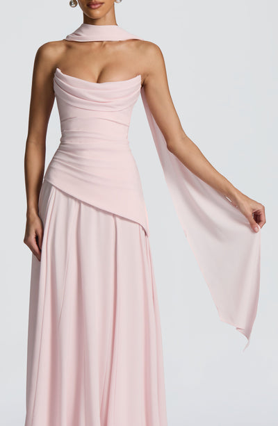 pink scarf dress Blush Mila Scarf