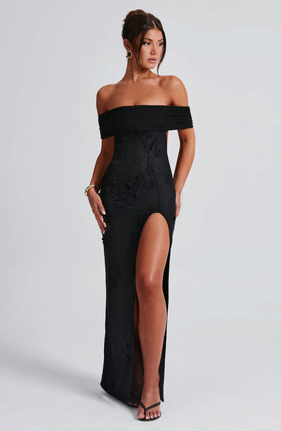 babyboo off shoulder dress Emberly Maxi Dress