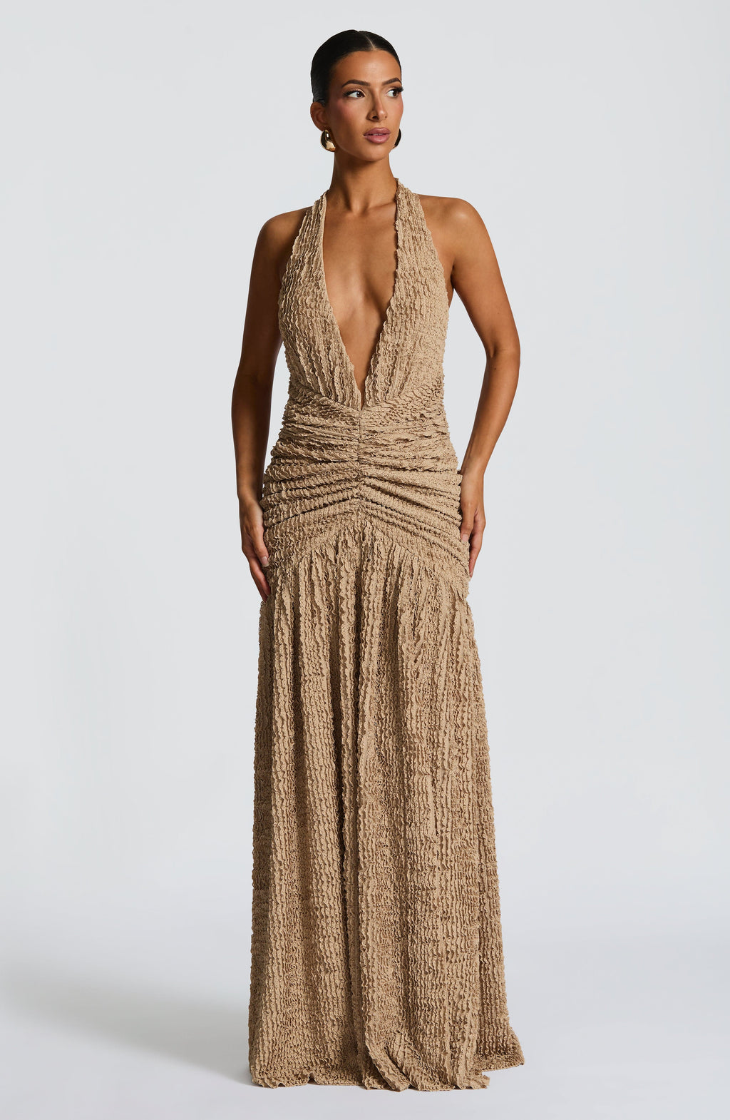 Shop the Beige Maxi Dress