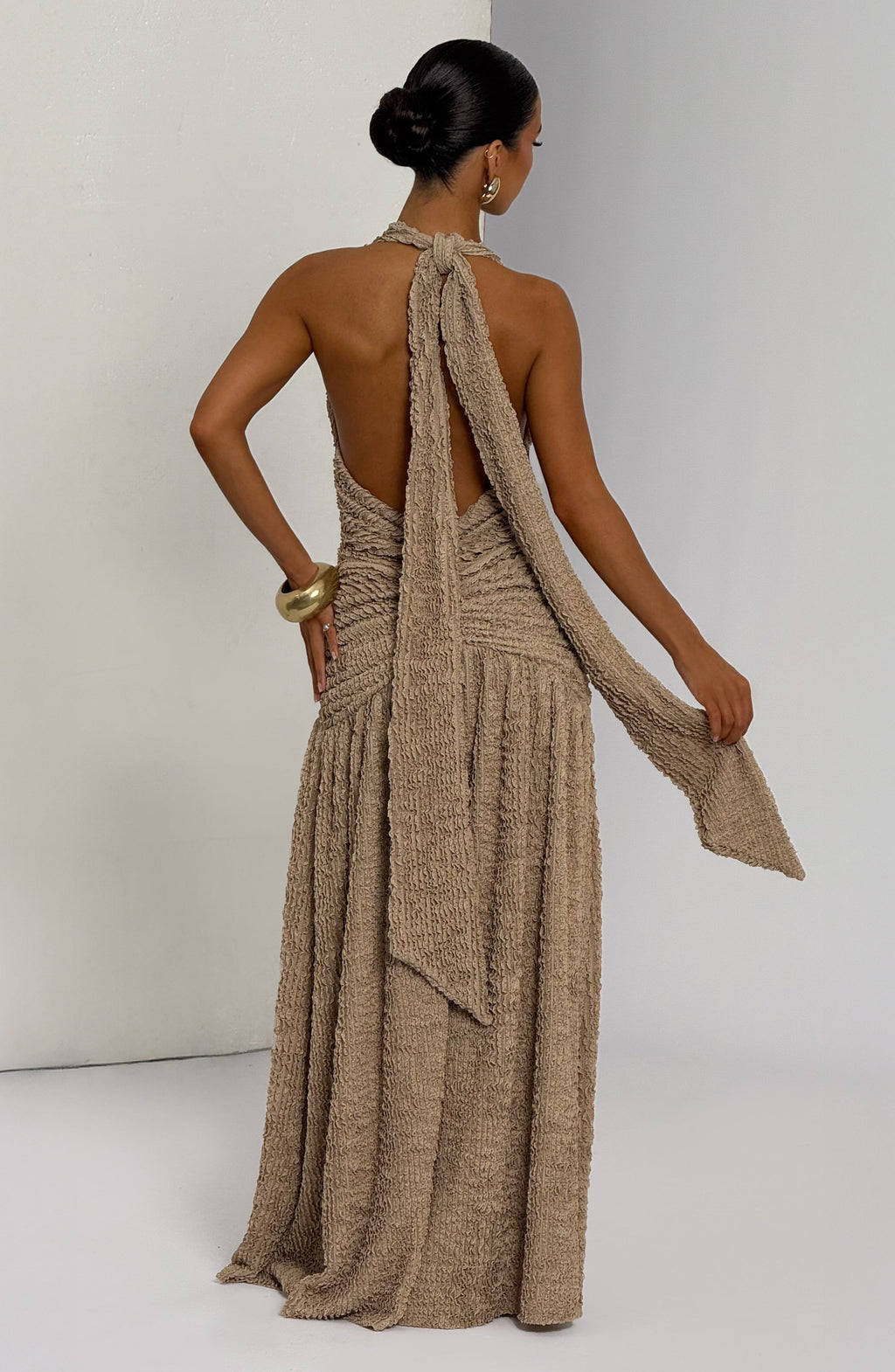 Shop the Beige Maxi Dress