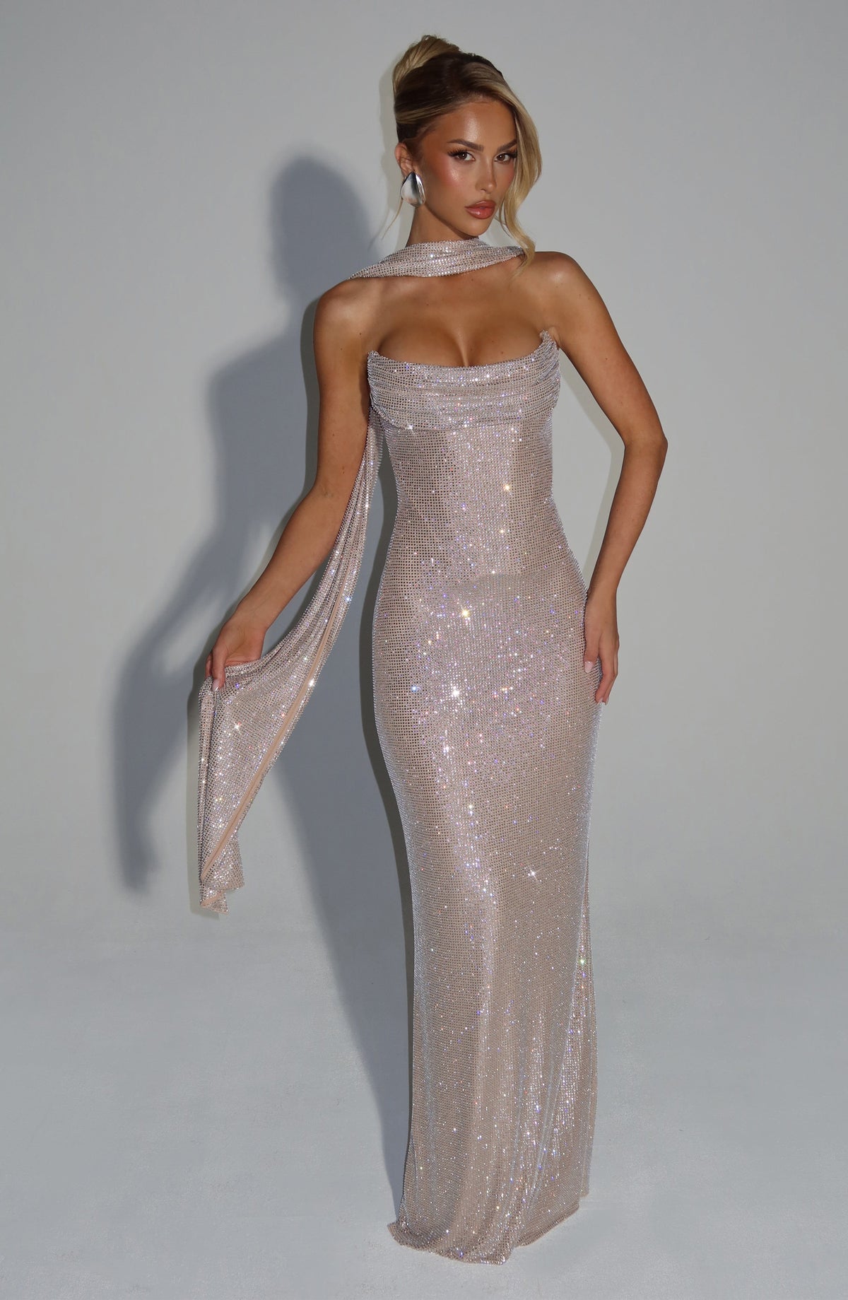 Babyboo: Mirabella Maxi Dress Nude