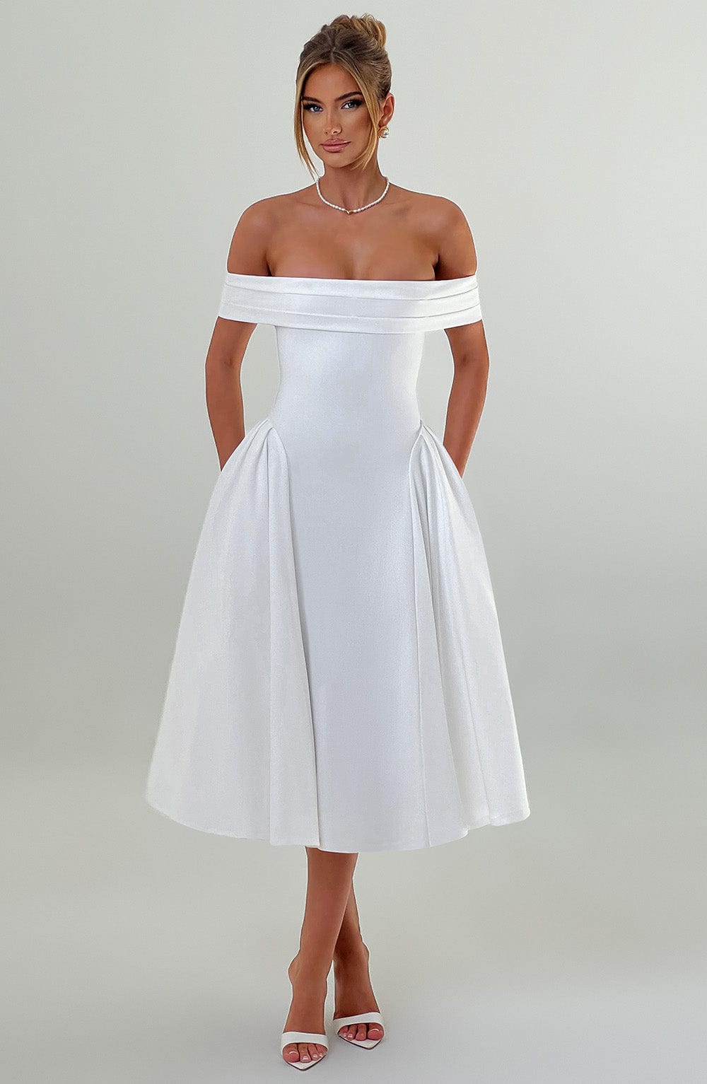 Oh My Soul Midi Dress - Ivory