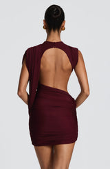 Mireya Mini Dress - Cherry Lacquer Dress Babyboo Fashion Premium Exclusive Design