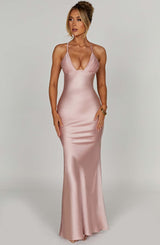 Miriam Maxi Dress - Blush Dress Babyboo Fashion Premium Exclusive Design