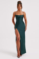 Misha Maxi Dress - Emerald Dress XS Babyboo Fashion Premium Exclusive Design