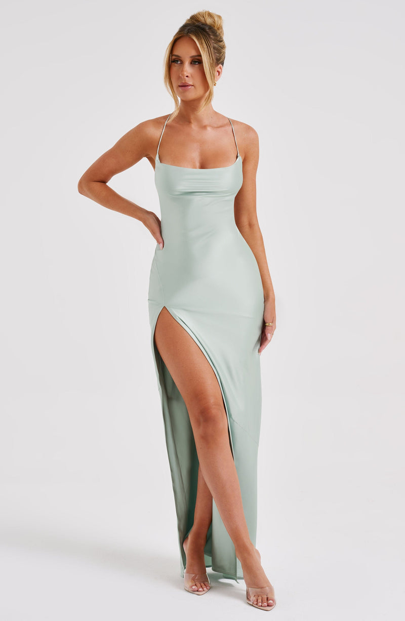 Misha Maxi Dress - Sage Dress Babyboo Fashion Premium Exclusive Design