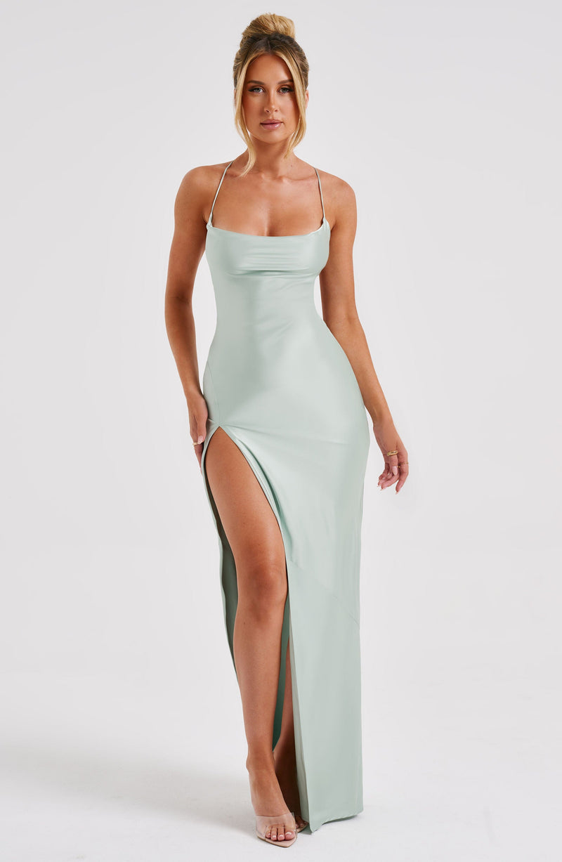 Misha Maxi Dress - Sage Dress XS Babyboo Fashion Premium Exclusive Design