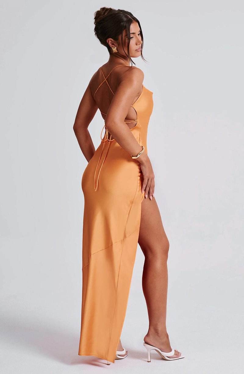 Misha Maxi Dress - Tangerine Dress Babyboo Fashion Premium Exclusive Design