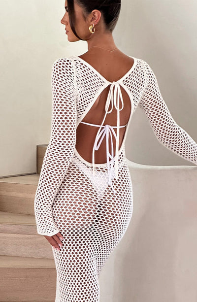 Moana Maxi Dress - White Dress Babyboo Fashion Premium Exclusive Design
