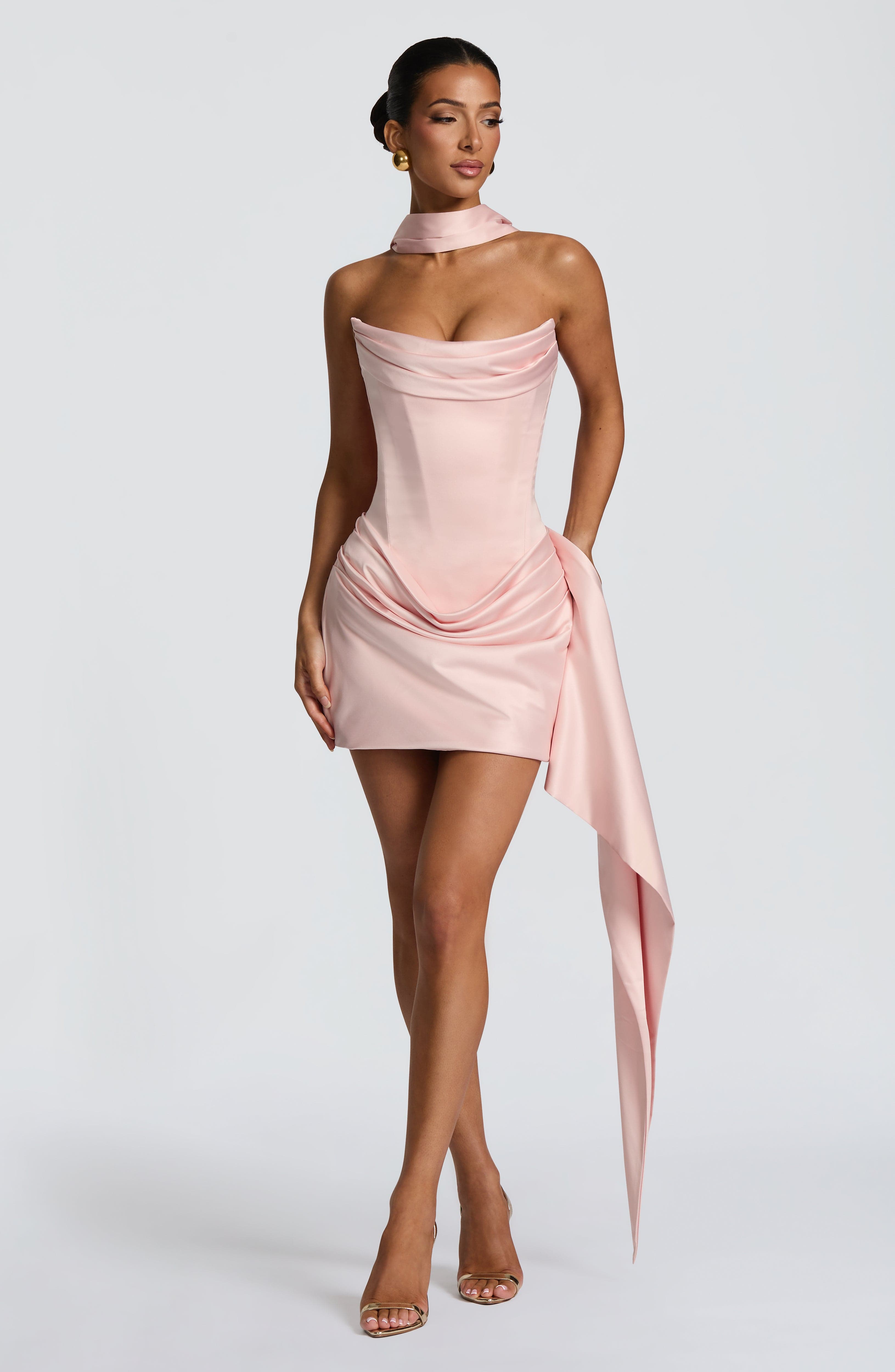 Stunning Pink Mini Dress - Mona Mini Dress