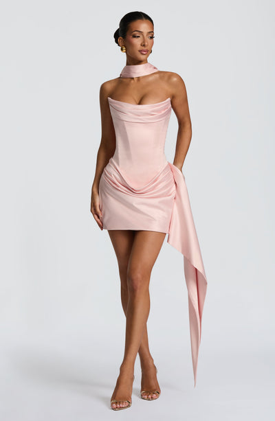 Stunning Pink Mini Dress - Mona Mini Dress