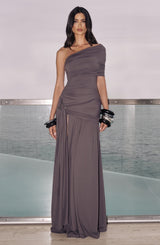 Monica Maxi Dress - Charcoal Dress Babyboo Fashion Premium Exclusive Design