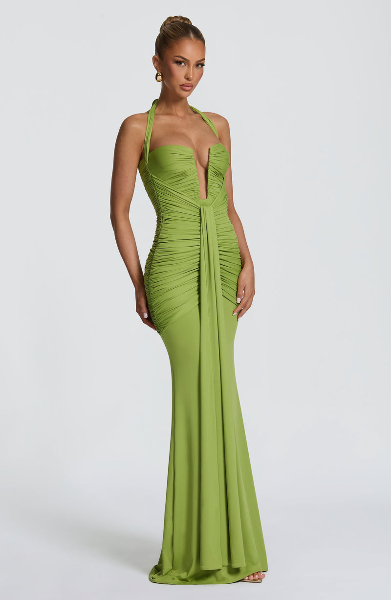 coco cabana babe maxi dress green Todays dress. @FashionNova . Love how simple, yet stunning it is.,  , - Catalina Crochet Maxi Dress