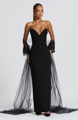 Myrtle Shawl - Black Accessories ONE SIZE Babyboo Fashion Premium Exclusive Design