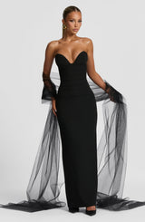 Myrtle Shawl - Black Accessories ONE SIZE Babyboo Fashion Premium Exclusive Design