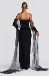 Myrtle Shawl - Black Accessories ONE SIZE Babyboo Fashion Premium Exclusive Design