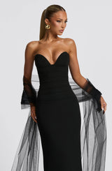 Myrtle Shawl - Black Accessories ONE SIZE Babyboo Fashion Premium Exclusive Design