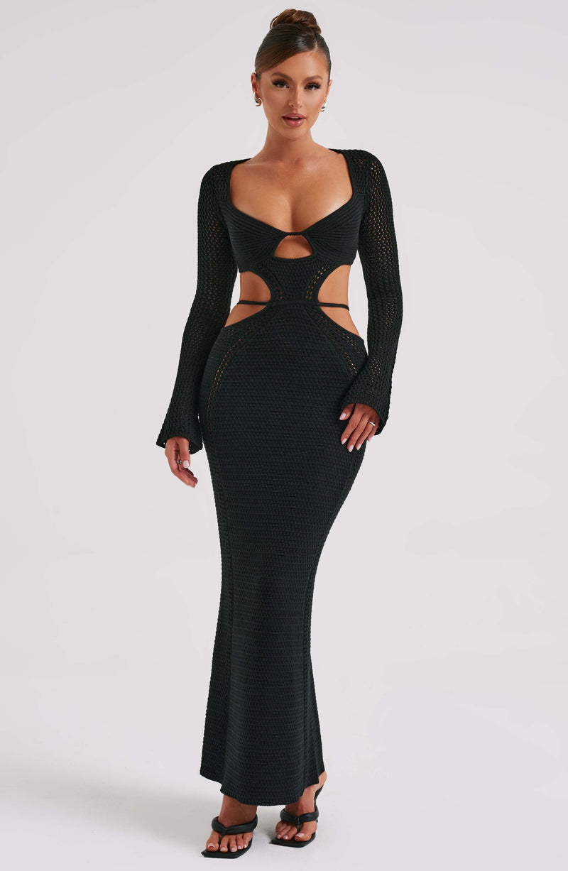 Nadine Maxi Dress - Black Dress Babyboo Fashion Premium Exclusive Design