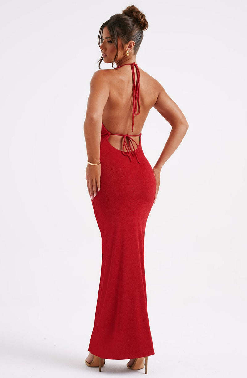 Nala Maxi Dress - Red – BABYBOO