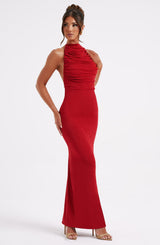 Nala Maxi Dress - Red Dress Babyboo Fashion Premium Exclusive Design