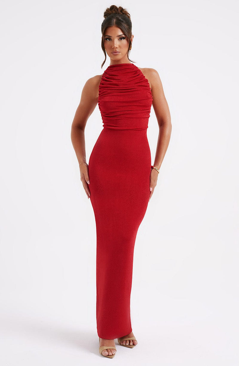 Nala Maxi Dress - Red Dress XS Babyboo Fashion Premium Exclusive Design