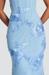 Nefertiti Maxi Dress - Glacier Blue Dress Babyboo Fashion Premium Exclusive Design
