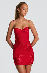 Nefertiti Mini Dress - Red Dress Babyboo Fashion Premium Exclusive Design