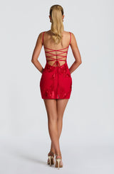 Nefertiti Mini Dress - Red Dress Babyboo Fashion Premium Exclusive Design