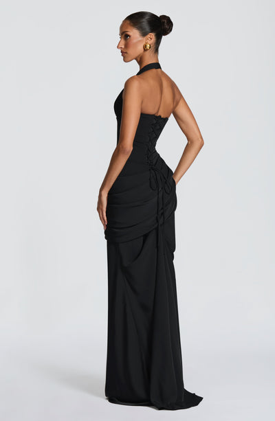 black dress babyboo Alejandra Maxi Dress