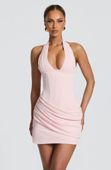Nehemia Mini Dress - Blush Dress XS Babyboo Fashion Premium Exclusive Design