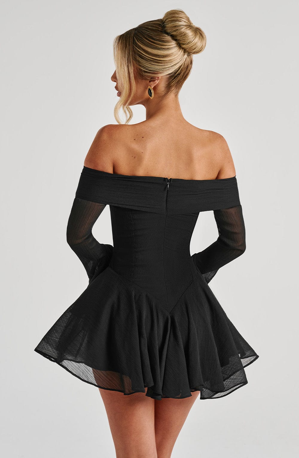 Black Nerissa Playsuit