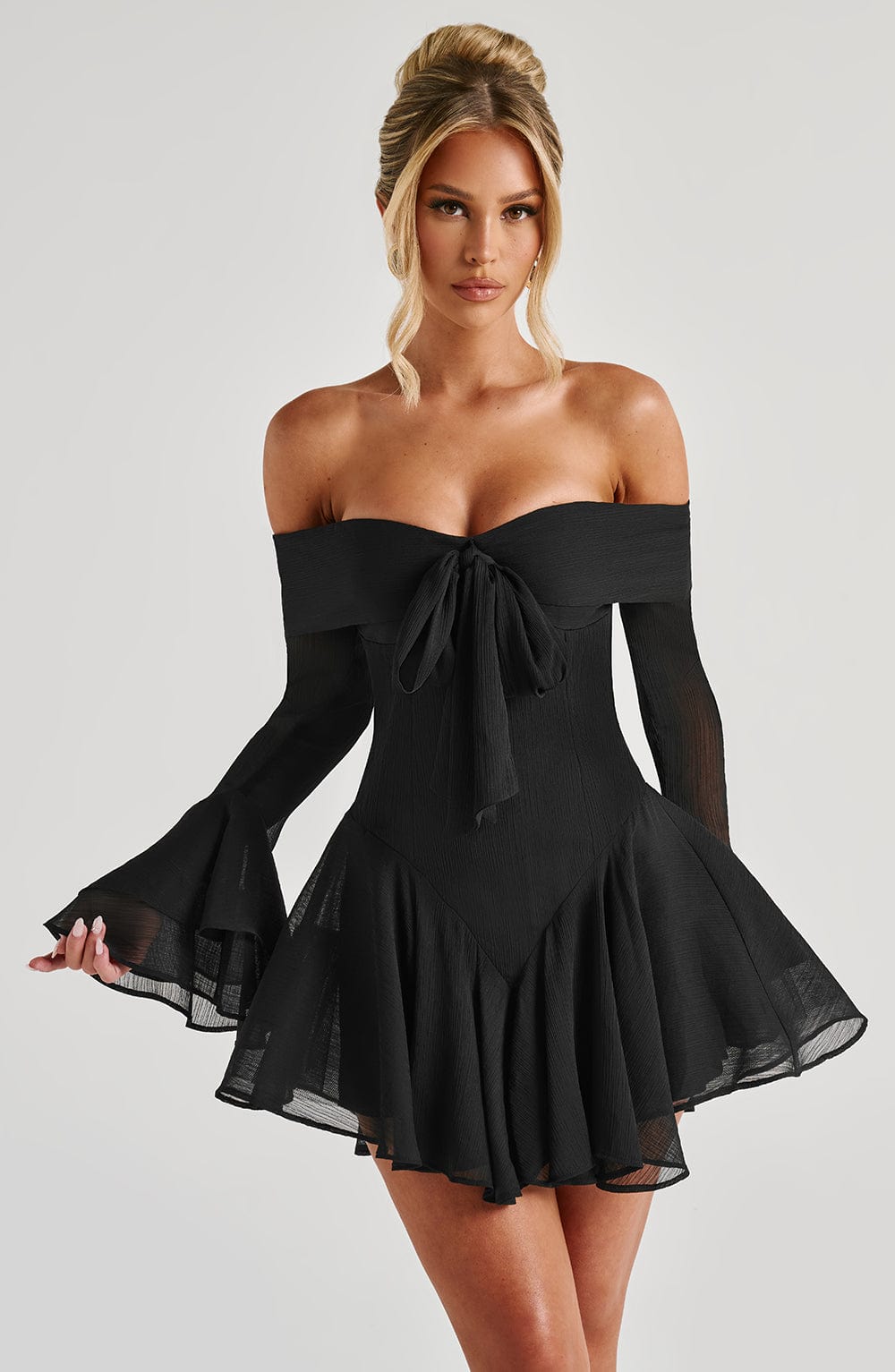 Black Nerissa Playsuit