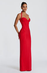 Nigella Maxi Dress - Red Dress Babyboo Fashion Premium Exclusive Design